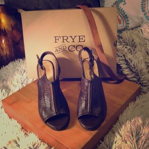 Frye Braided leather Heals